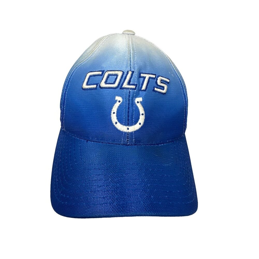 Indianapolis Colts NFL ProLine Adjustable Hat Puma One Size Blue/White Fade